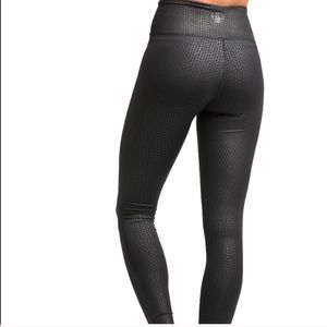 Pure Barre Tonal Snake Print Tight